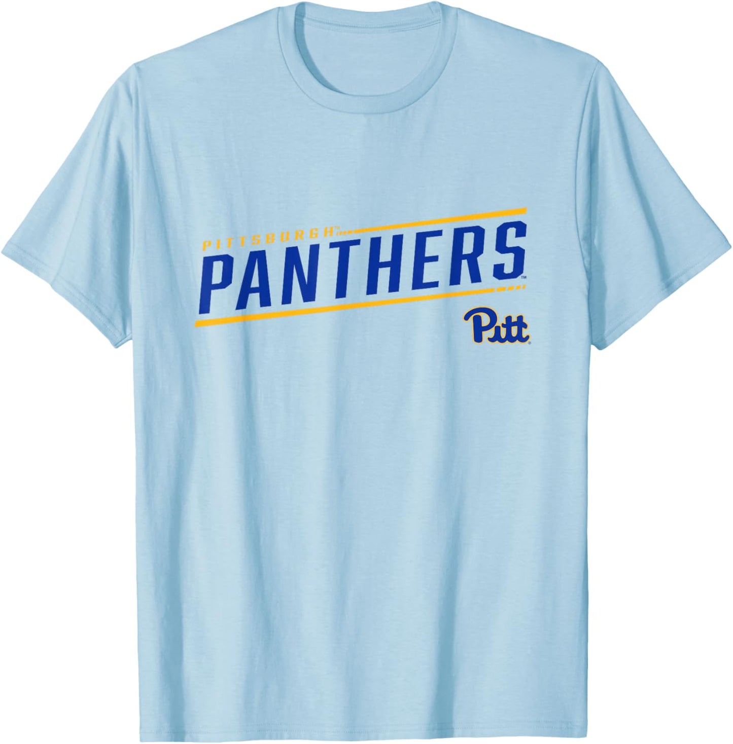 University of Pittsburgh Panthers Sleek T-Shirt - T-Shirt | Light Blue