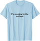 I'm Coming to The Cottage Funny Weekend Hockey Lover T-Shirt - T-Shirt | Light Blue