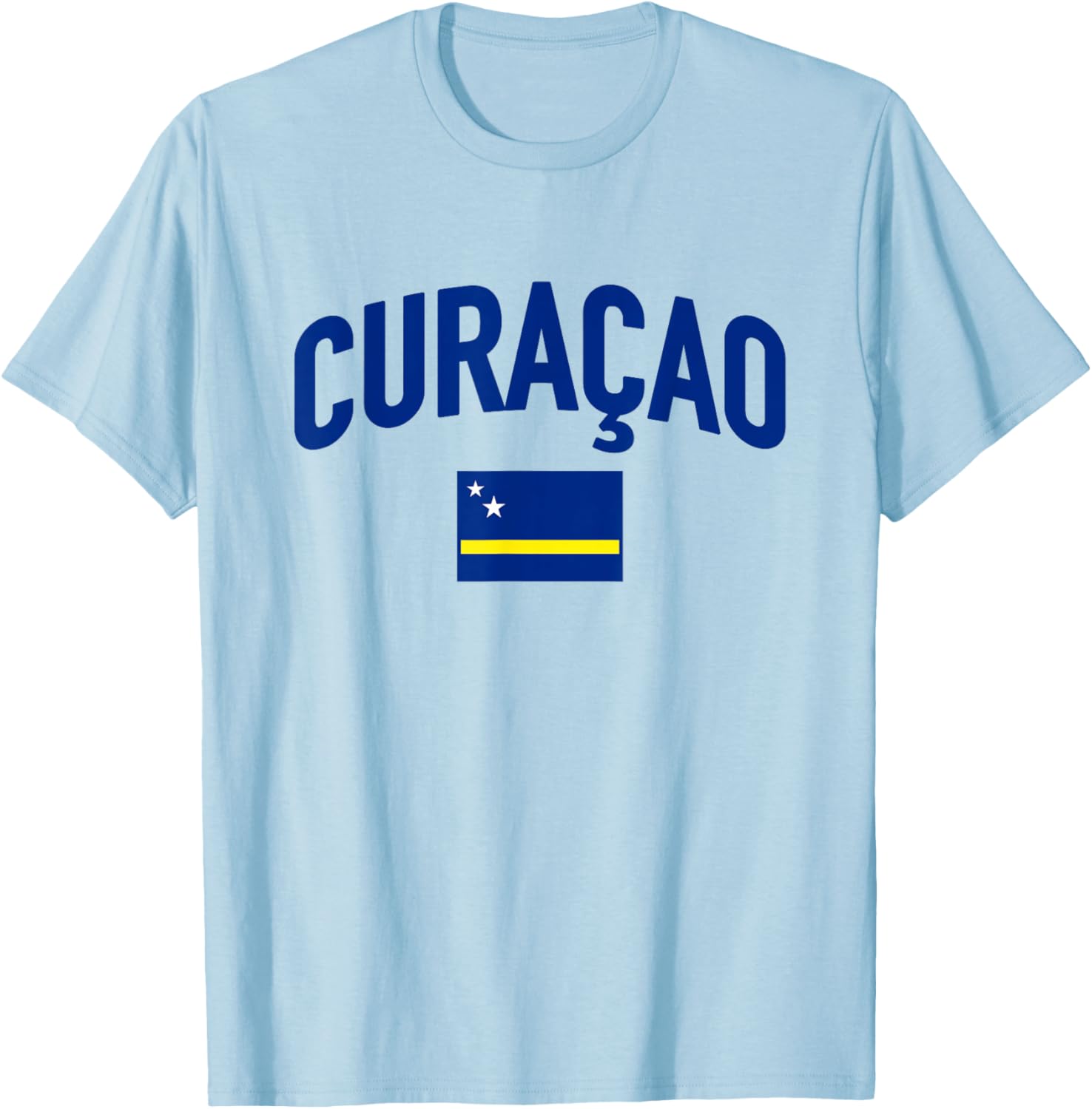 Curaçao - Flag of Curacao - Classic T-Shirt - T-Shirt | Light Blue
