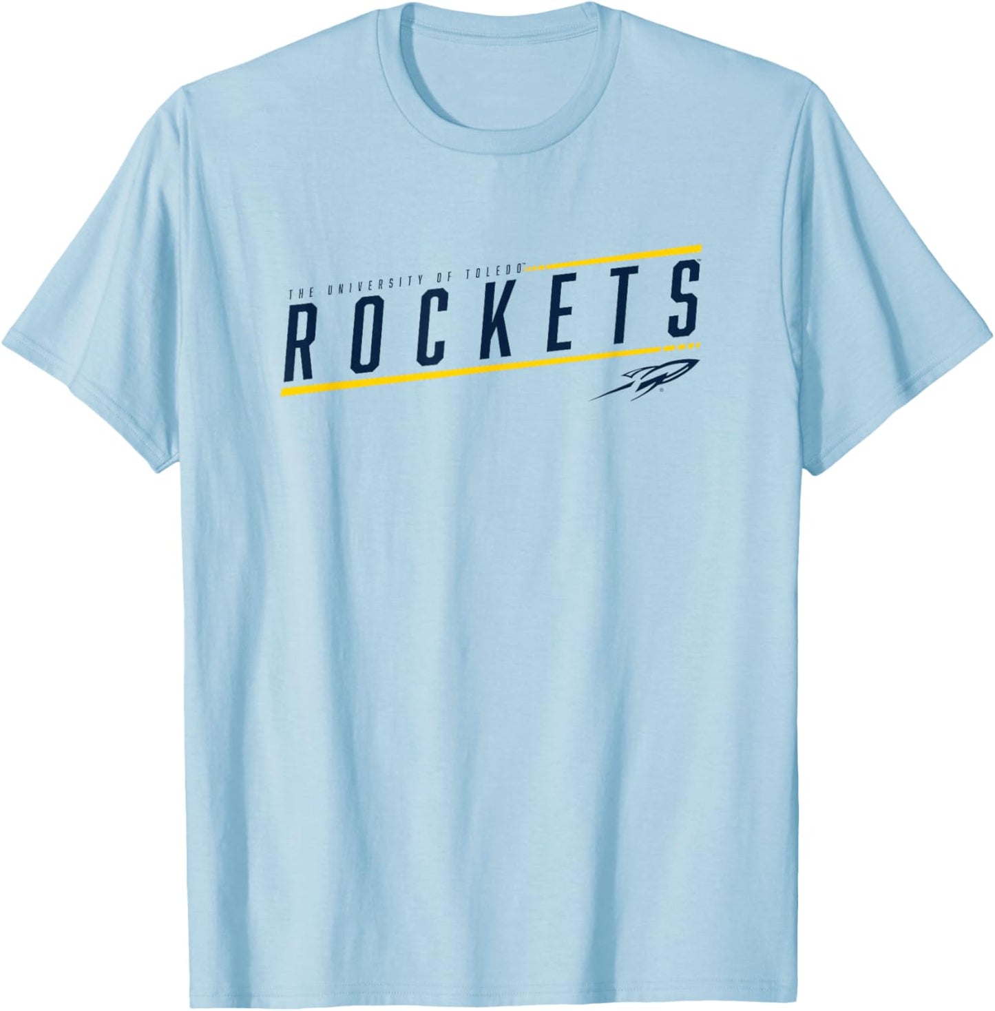 University of Toledo Rockets Sleek T-Shirt - T-Shirt | Light Blue