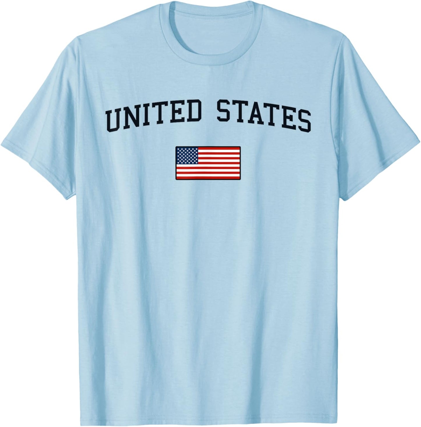 U.S. Flag Men Women Kids United States T-Shirt - T-Shirt | Light Blue