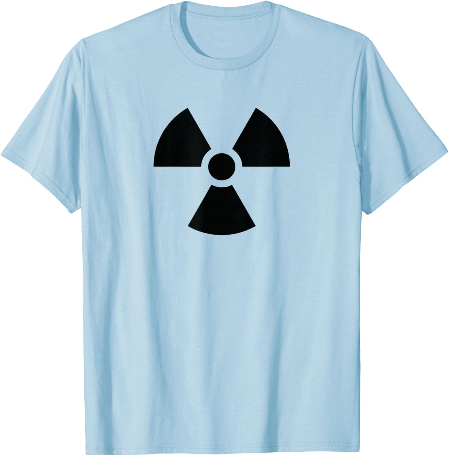 Nuclear Radioactive Material Symbol Radiation Biohazard T-Shirt - T-Shirt | Light Blue