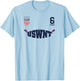 Emily SAMS 6 White USWNT Officially Licensed T-Shirt - T-Shirt | Light Blue