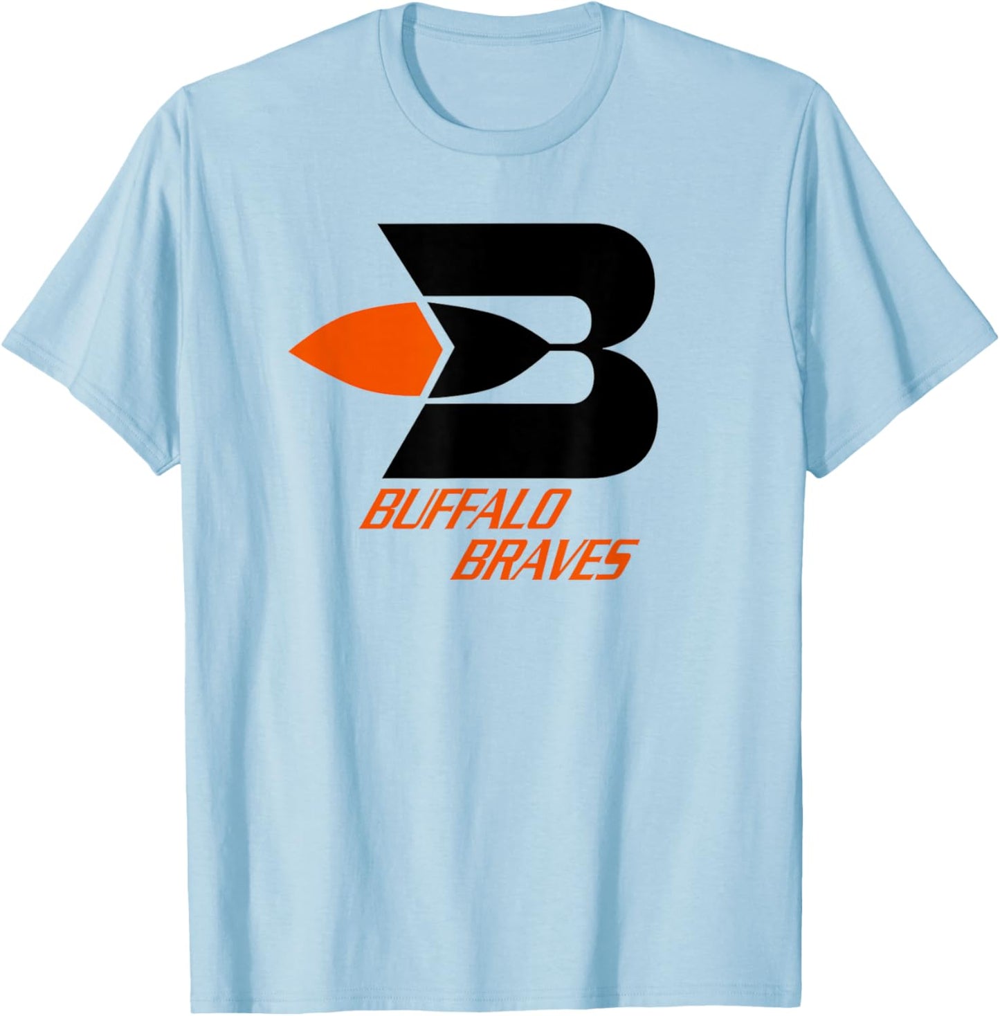 Buffalo Braves Retro Basketball T-Shirt - T-Shirt | Light Blue