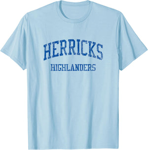 Herricks High School HS New Hyde Park NY Vintage Sports T-Shirt - T-Shirt | Light Blue