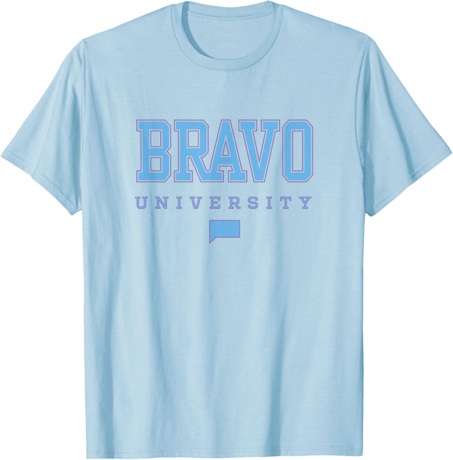 Bravo Collegiate Alumni Officially Licensed T-Shirt - T-Shirt | Light Blue