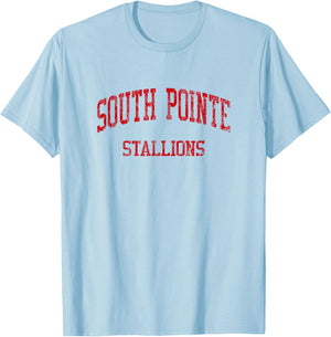 South Pointe High School HS Rock Hill SC Vintage Sports T-Shirt - T-Shirt | Light Blue