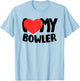 I Love My Bowler T-Shirt - T-Shirt | Light Blue