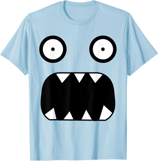 Creepy Carrots Face Funny Halloween Costume Kids and Adults T-Shirt - T-Shirt | Light Blue