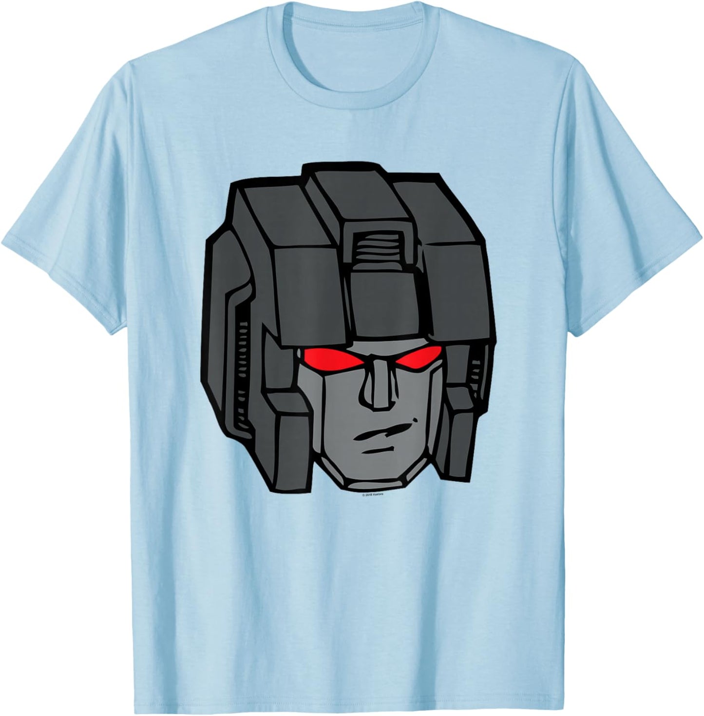 Transformers Starscream Head T-Shirt - T-Shirt | Light Blue