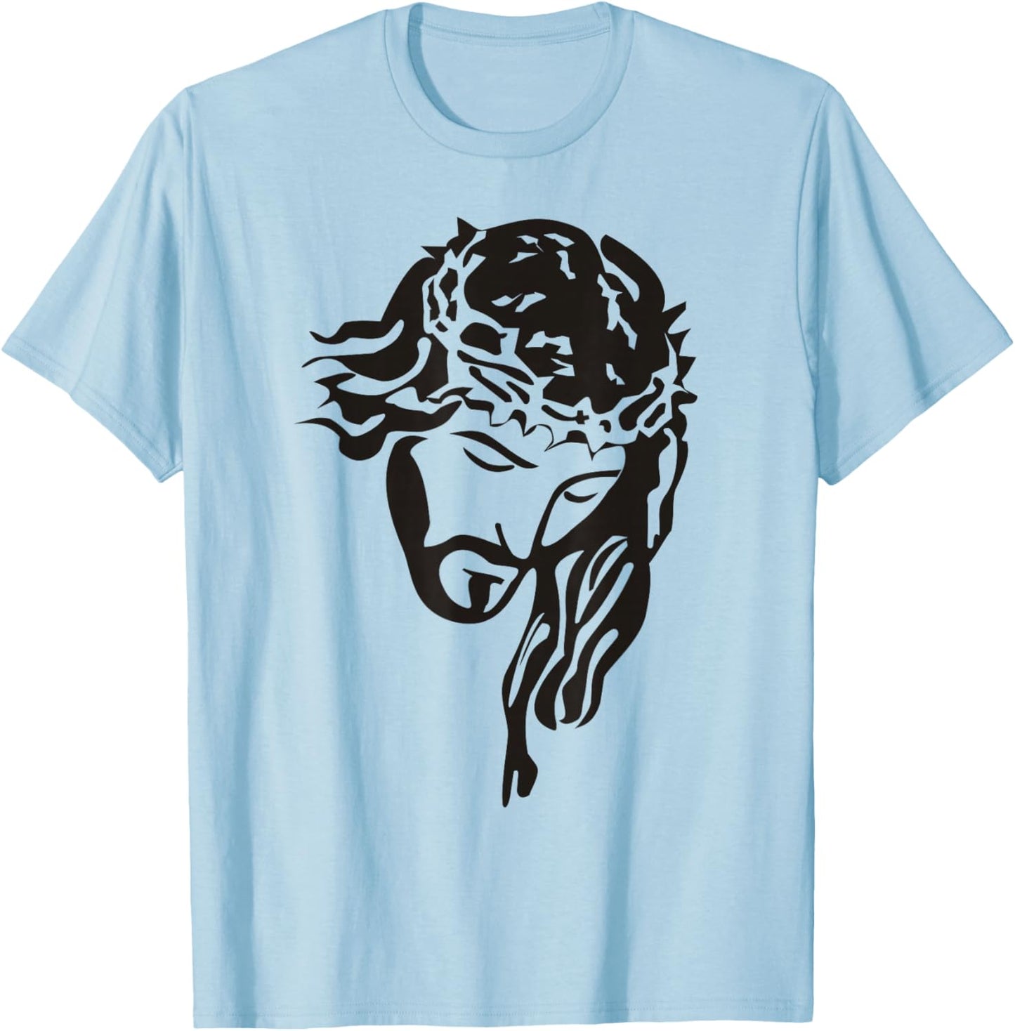 Bible Religion God Jesus Christ T-Shirt - T-Shirt | Light Blue