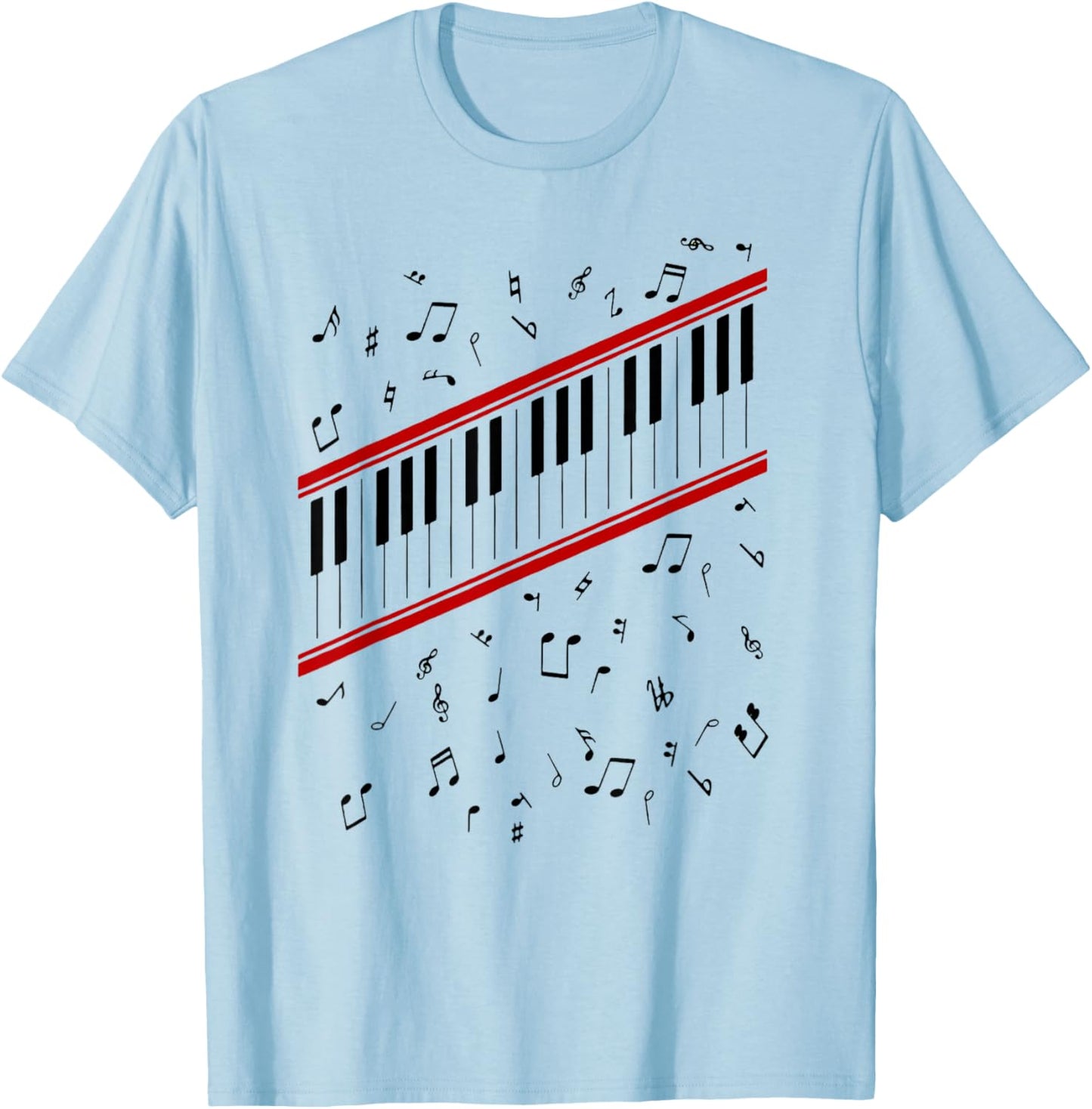 Piano Beat It Costume T-Shirt - T-Shirt | Light Blue