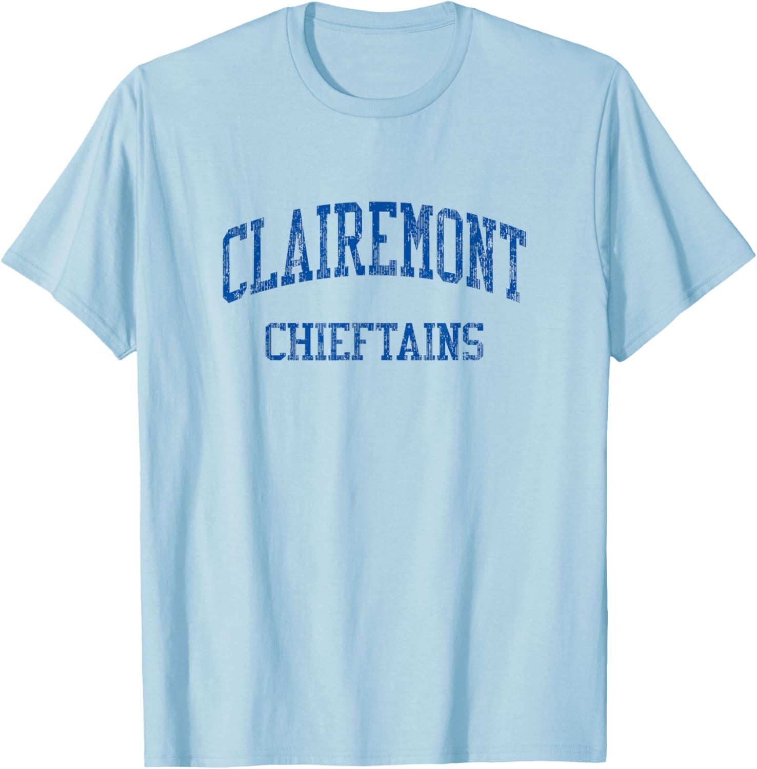 Clairemont High School HS San Diego CA Vintage Sports T-Shirt - T-Shirt | Light Blue