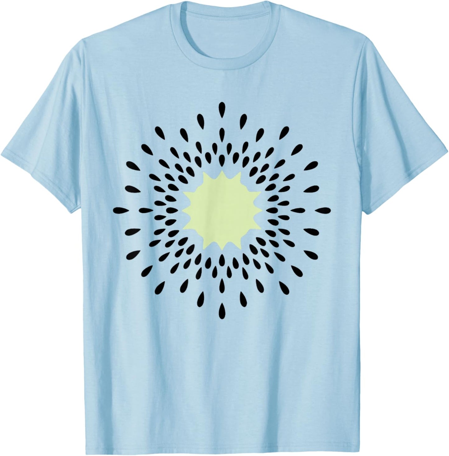 Kiwi Slice Costume Halloween Fruit Salad Lover T-Shirt - T-Shirt | Light Blue