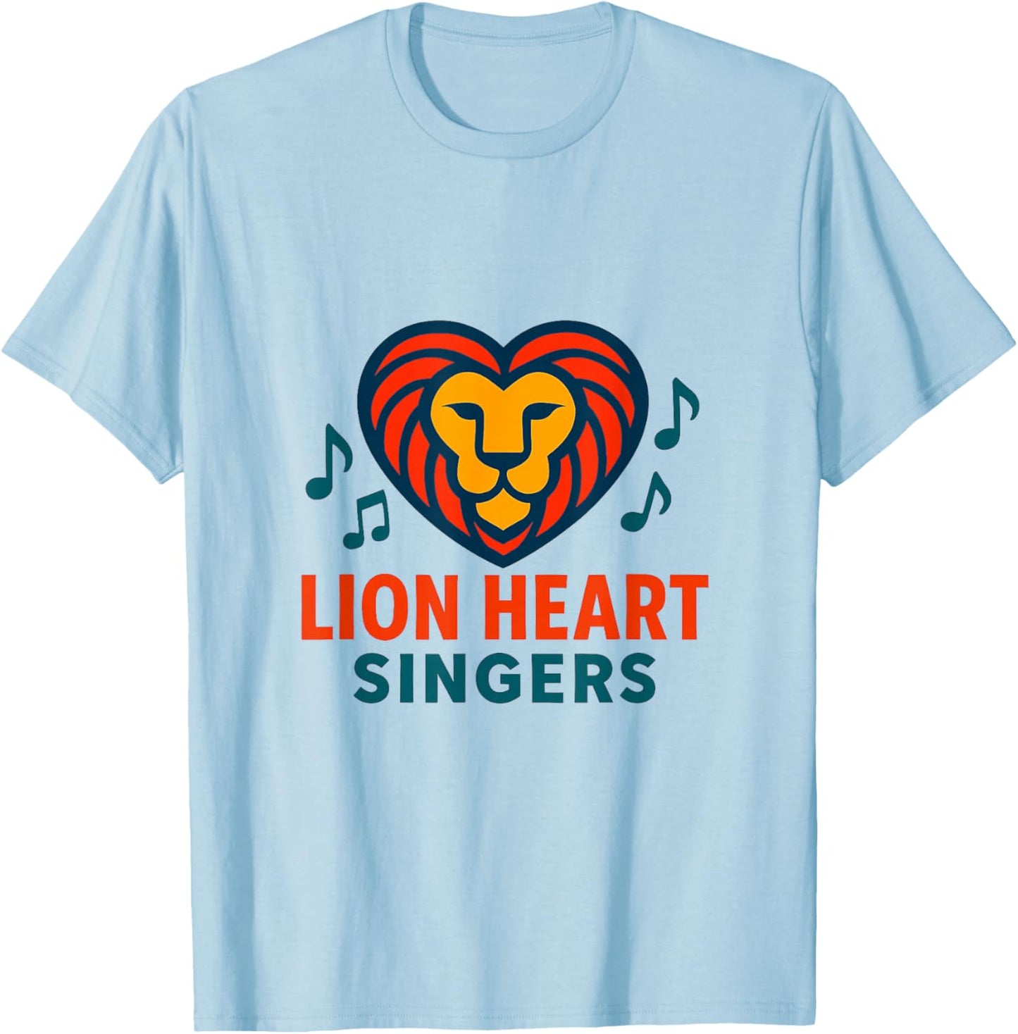 Lion Heart Singers T-Shirt - T-Shirt | Light Blue
