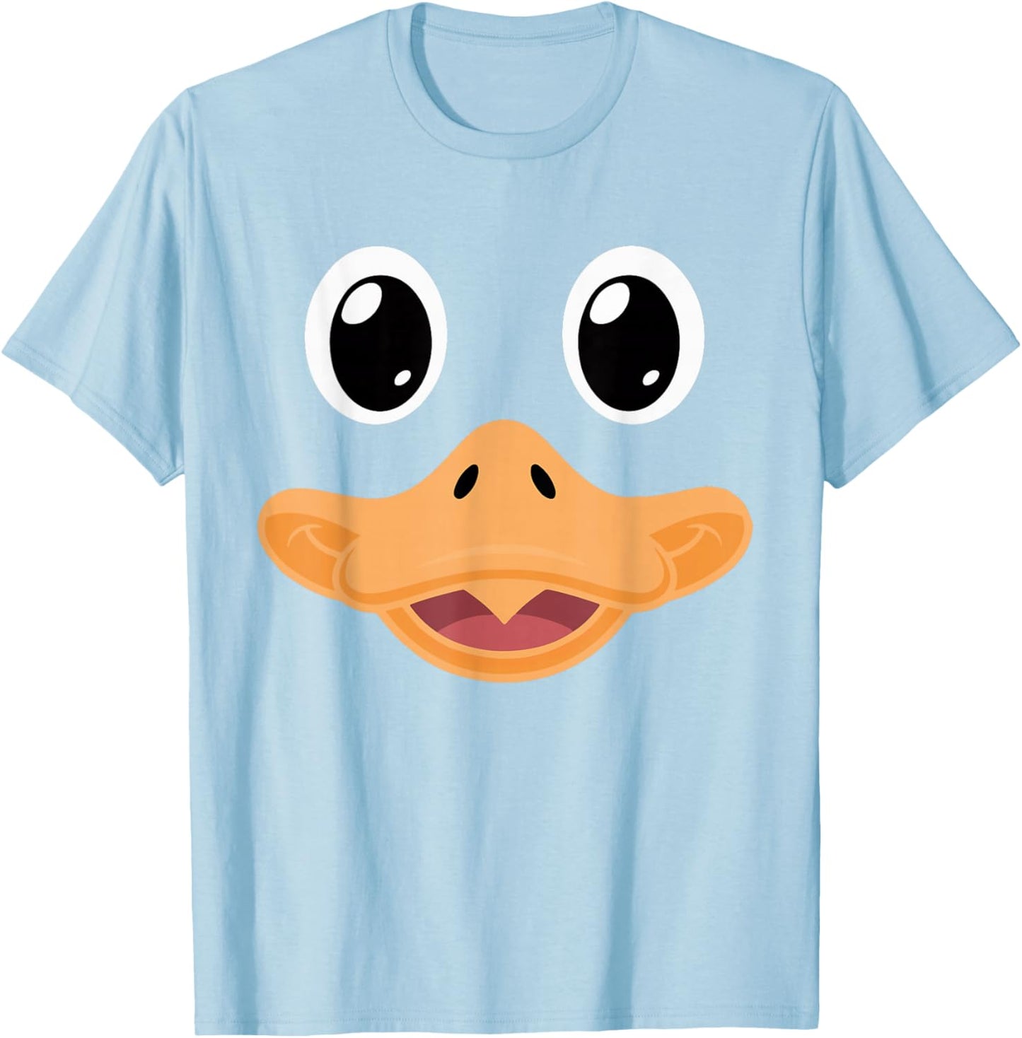 Duck Face Halloween Costume Birthday Idea Cute Funny T-Shirt - T-Shirt | Light Blue