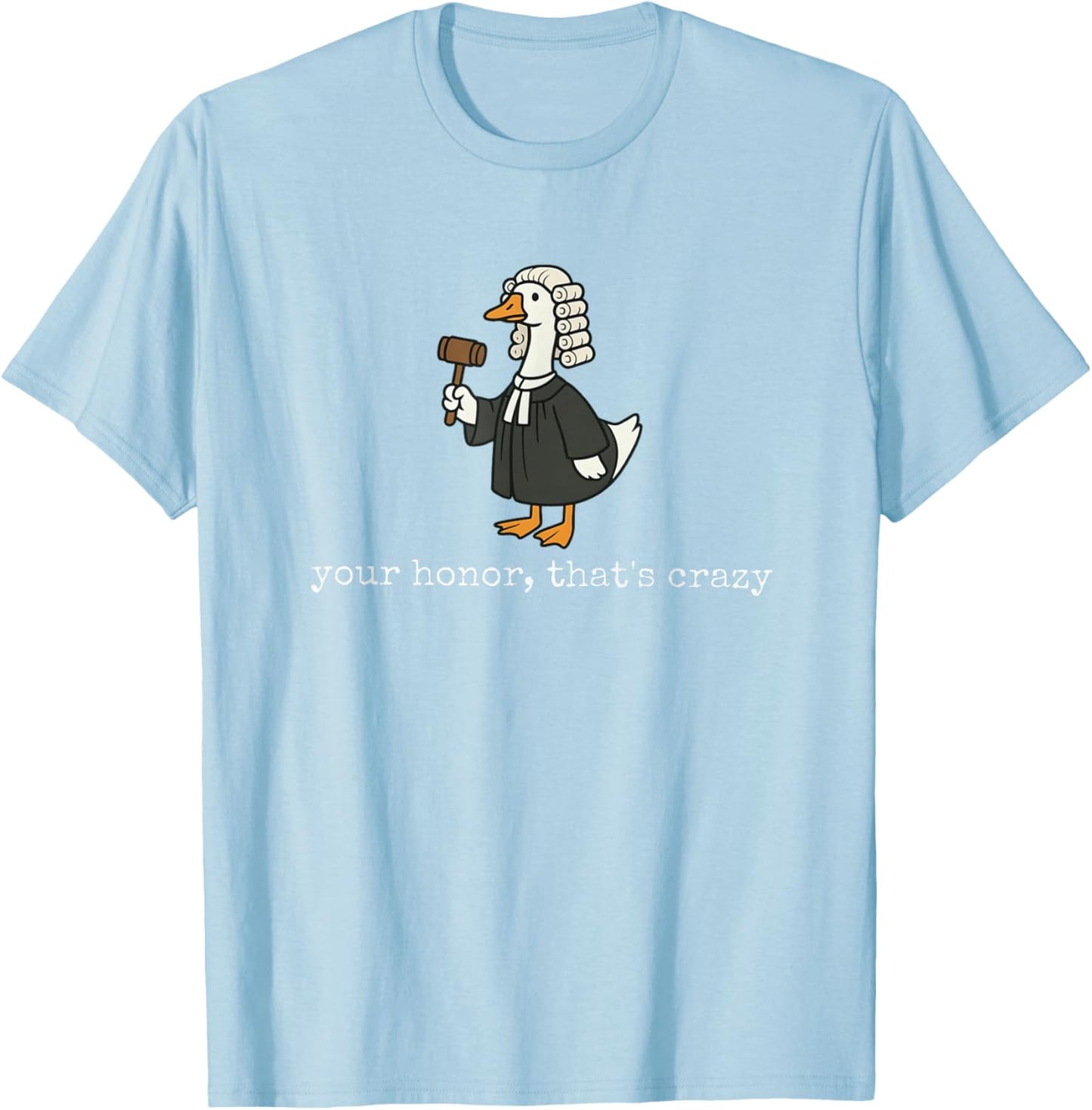 Funny Goose Silly Lawyer Law School Graduation Future Lawyer T-Shirt - T-Shirt | Light Blue