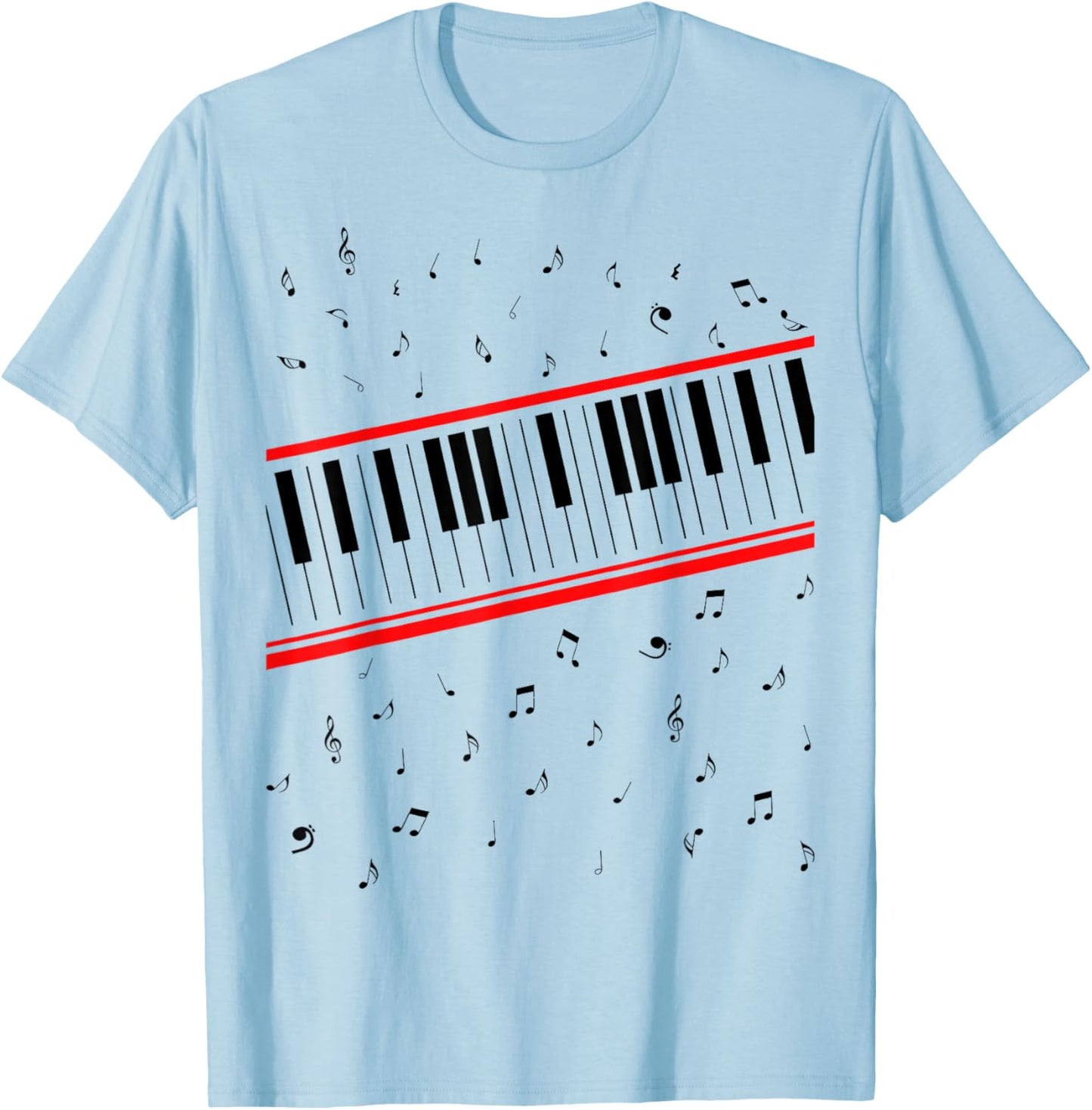 Piano Beat It Costume T-Shirt - T-Shirt | Light Blue