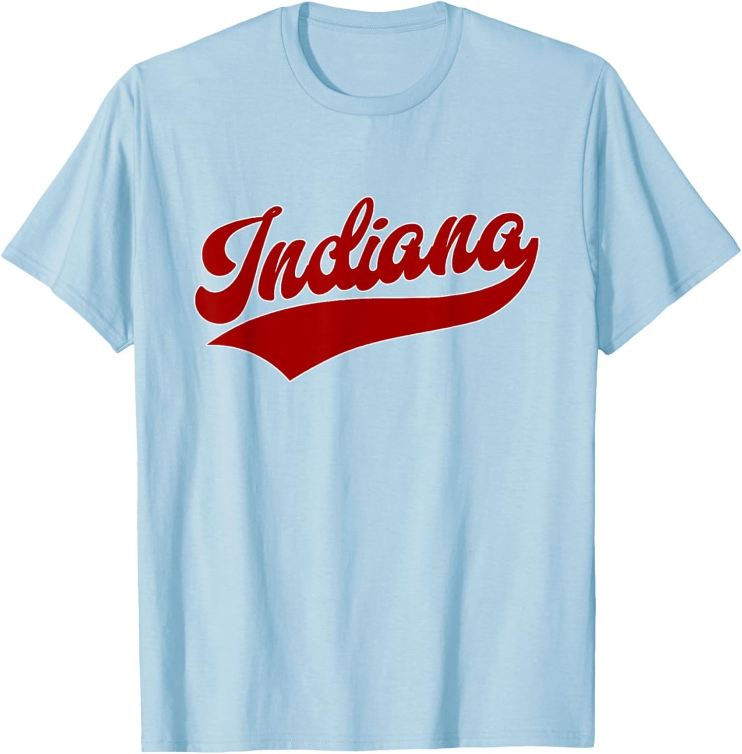 Indiana - Throwback Design - Classic T-Shirt - T-Shirt | Light Blue