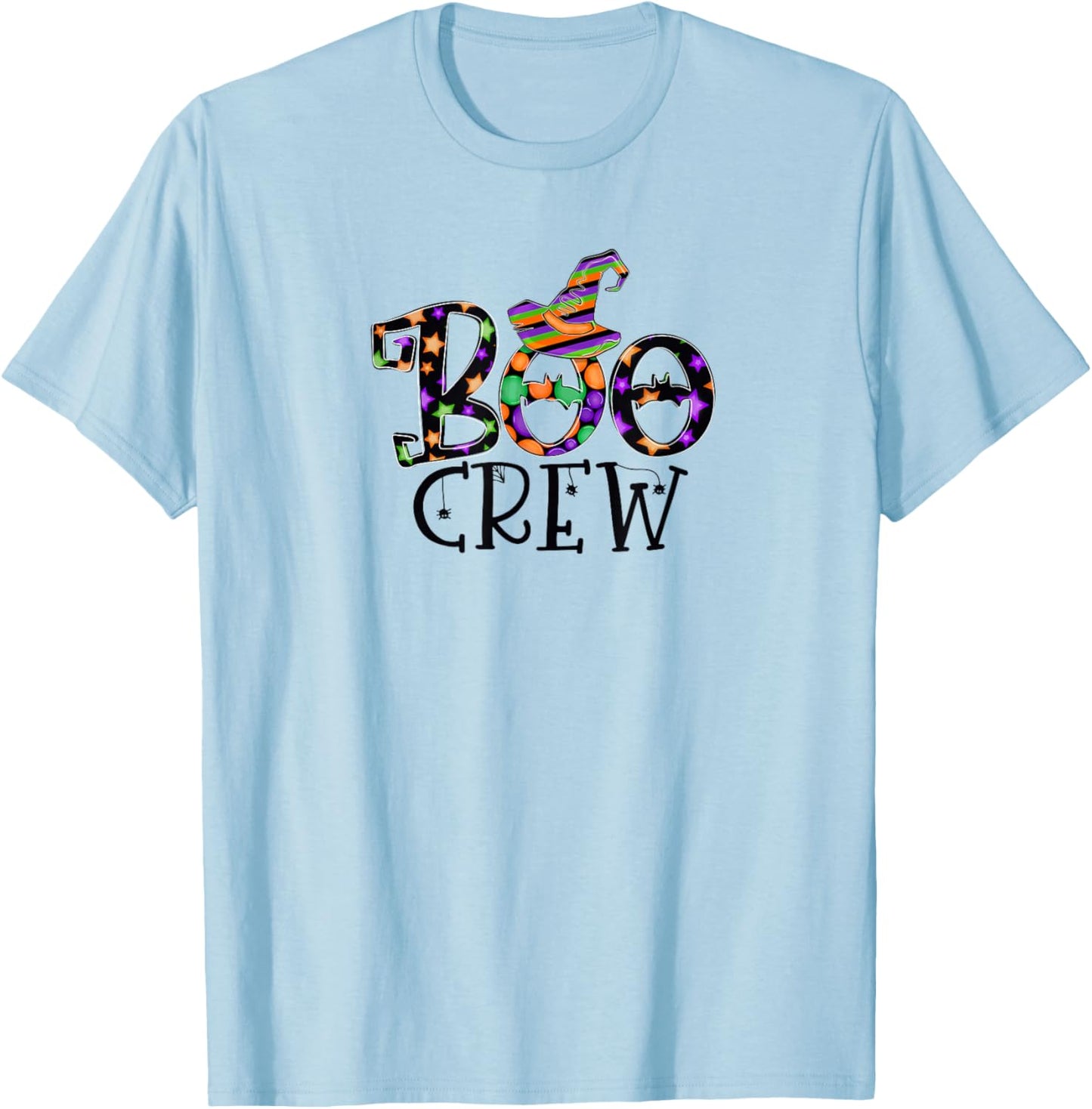Boo Crew Halloween T-Shirt - T-Shirt | Light Blue