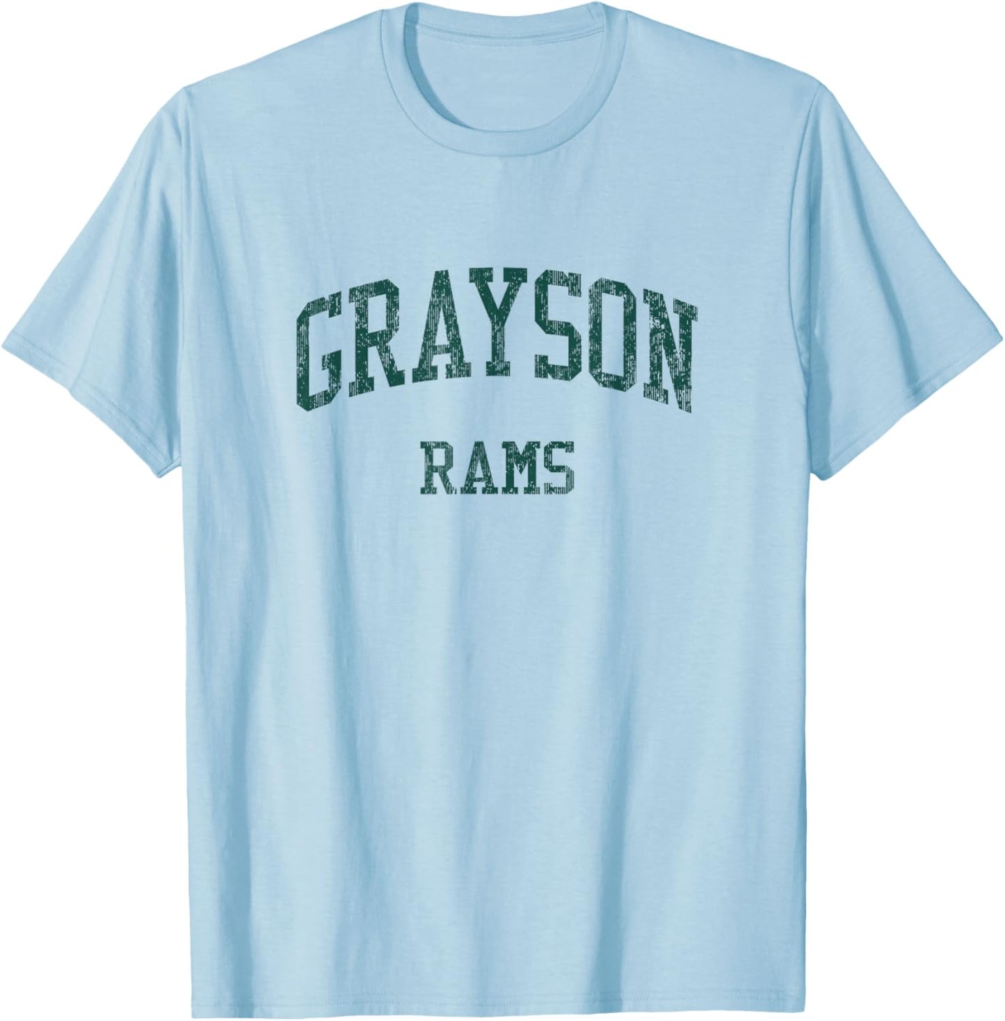 Grayson High School HS Loganville GA Vintage Sports T-Shirt - T-Shirt | Light Blue