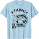 O’fishally 16 Years Old, Funny Fishing 16th Birthday T-Shirt - T-Shirt | Light Blue
