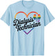 Dialysis Technician Heart Dialysis Tech T-Shirt - T-Shirt | Light Blue