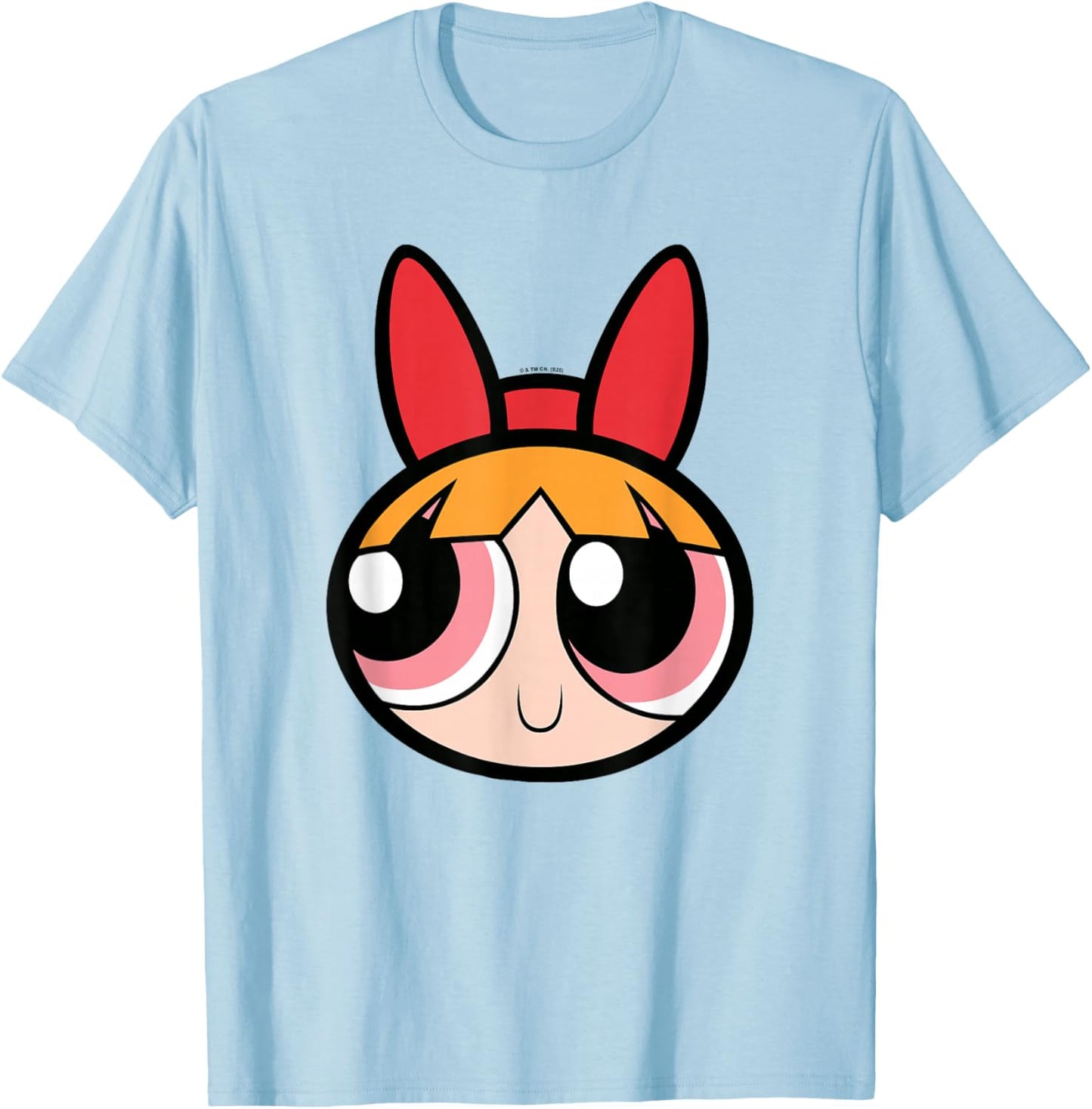 Powerpuff Girls Blossom Portrait Easy Costume Y2K Cartoon T-Shirt - T-Shirt | Light Blue