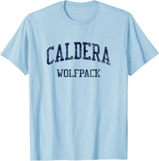 Caldera High School HS Bend OR Vintage Sports T-Shirt - T-Shirt | Light Blue