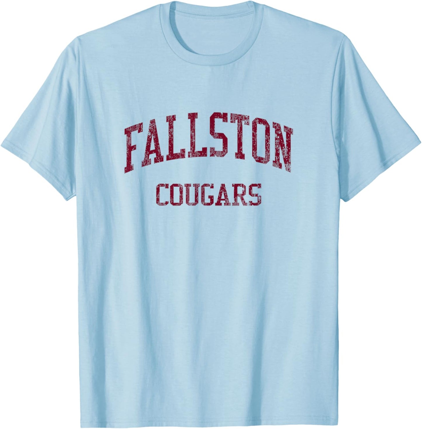 Fallston High School HS Fallston MD Vintage Sports T-Shirt - T-Shirt | Light Blue
