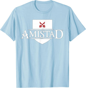 Amistad House of Friendship, Teachers Students School T-Shirt - T-Shirt | Light Blue