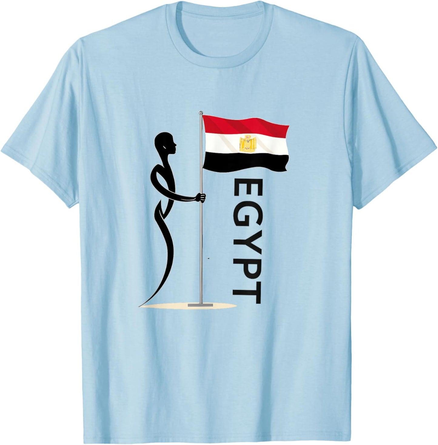Egyptian Shirt Flag Egypt Women Kids T-Shirt - T-Shirt | Light Blue