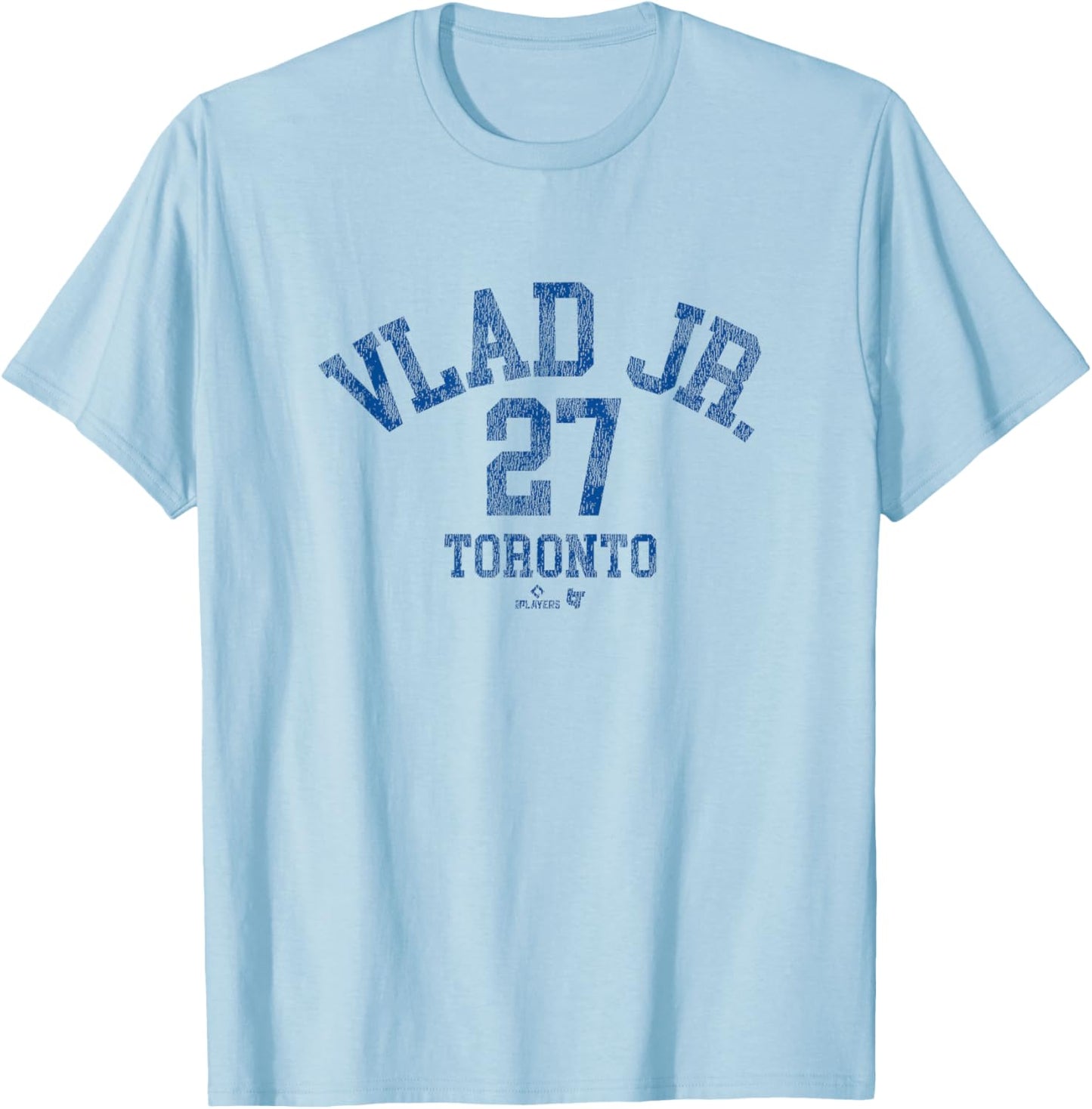 Vladimir Guerrero Jr. - Vlad Jr. 27 - Toronto Baseball T-Shirt - T-Shirt | Light Blue