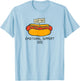 Funny Emotional Support Dog Hot Dog Food Pun Joke T-Shirt - T-Shirt | Light Blue