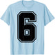 6 7 Six Couples Costume Funny Meme T-Shirt - T-Shirt | Light Blue
