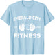 Wizard of Oz Emerald City Fitness Costume Halloween Workout T-Shirt - T-Shirt | Light Blue