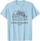 Palma de Mallorca Spain Minimalist Beach Travel Souvenir T-Shirt - T-Shirt | Light Blue