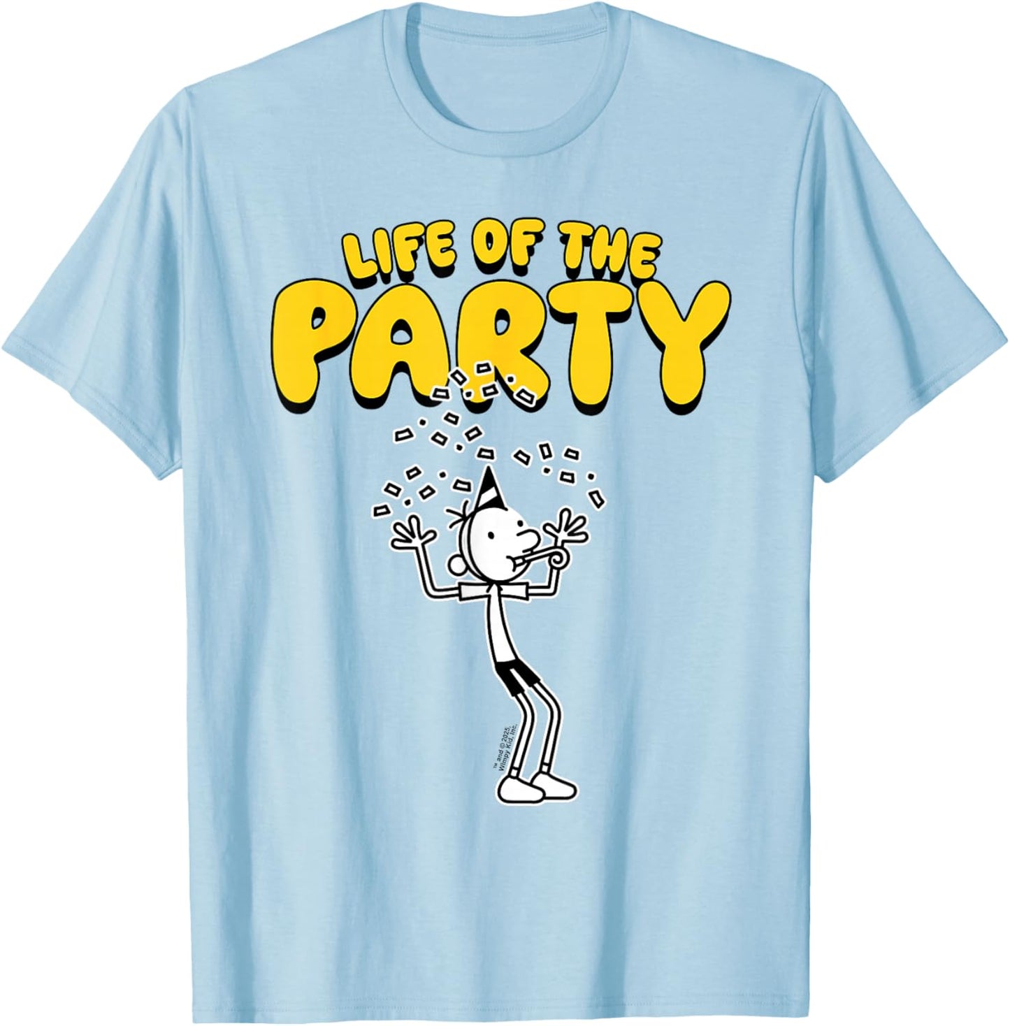 Diary of a Wimpy Kid Life of The Party T-Shirt - T-Shirt | Light Blue