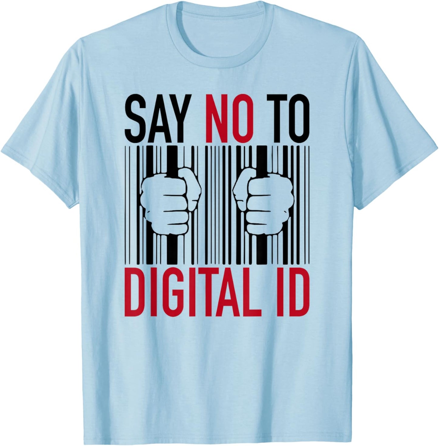 No Digital ID T-Shirt - T-Shirt | Light Blue