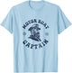 Funny Motor Boating Vintage Motor Boat Captain T-Shirt - T-Shirt | Light Blue