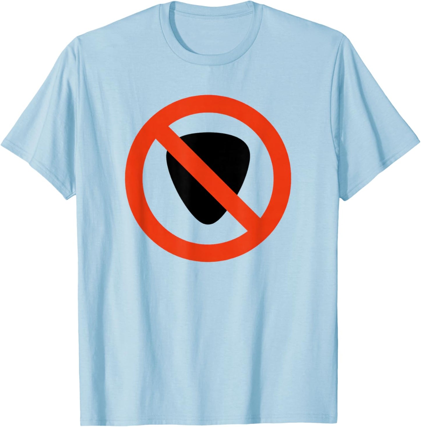 No Picks Base Guitar Player Fun Gift T-Shirt - T-Shirt | Light Blue