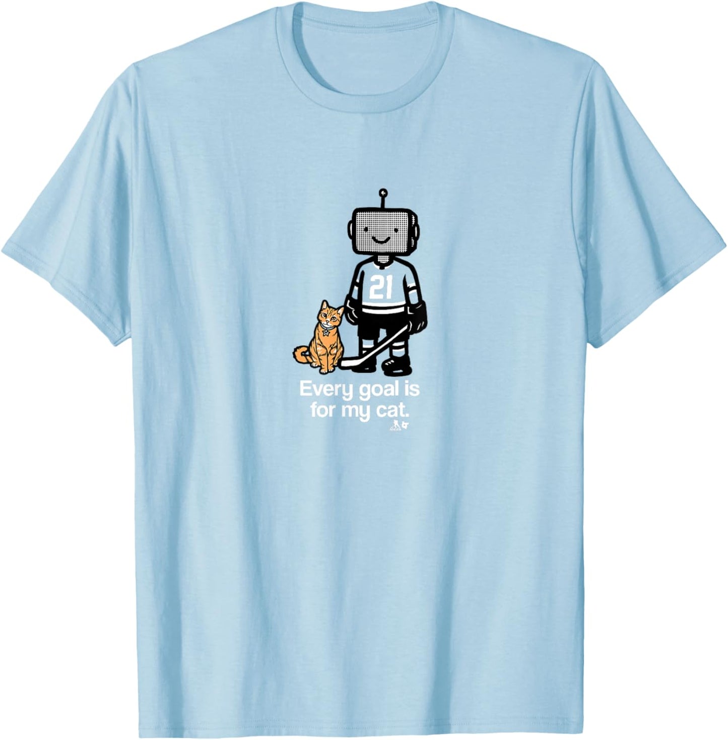 Jason Robertson - Every Goal is for My Cat - Dallas Hockey T-Shirt - T-Shirt | Light Blue