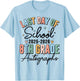 Last Day of School Autograph 8th Grade Graduation Boys Girls T-Shirt - T-Shirt | Light Blue