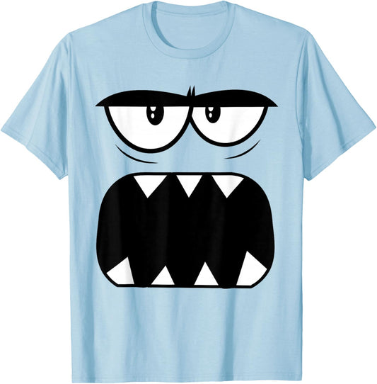 Creepy Carrots Face Funny Halloween Costume Kids and Adults T-Shirt - T-Shirt | Light Blue