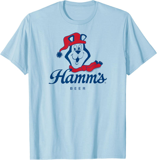 Hamm's - Winter Bear T-Shirt - T-Shirt | Light Blue