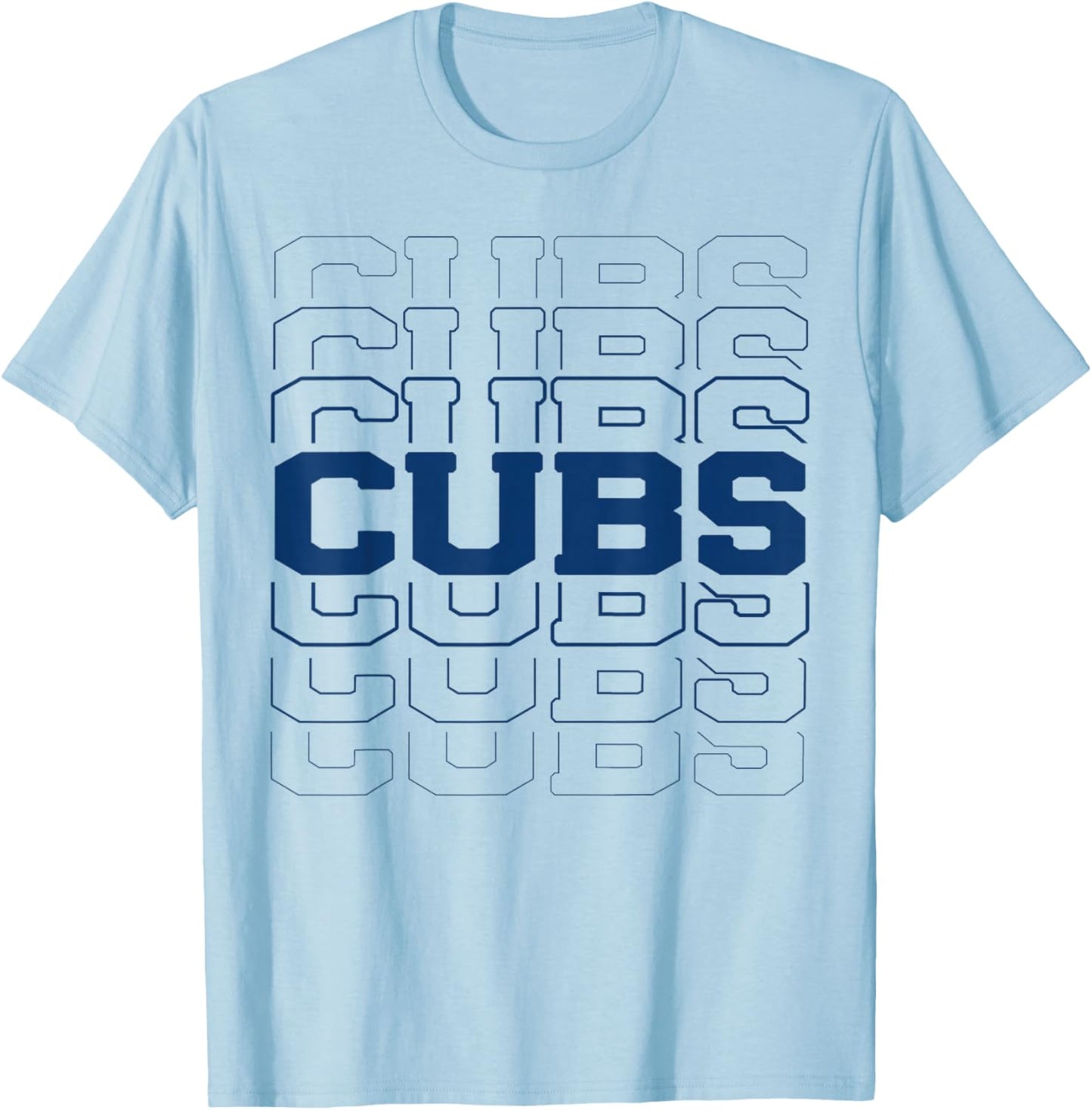 White Vintage Cubs Name Personalized Retro Women Kid T-Shirt - T-Shirt | Light Blue