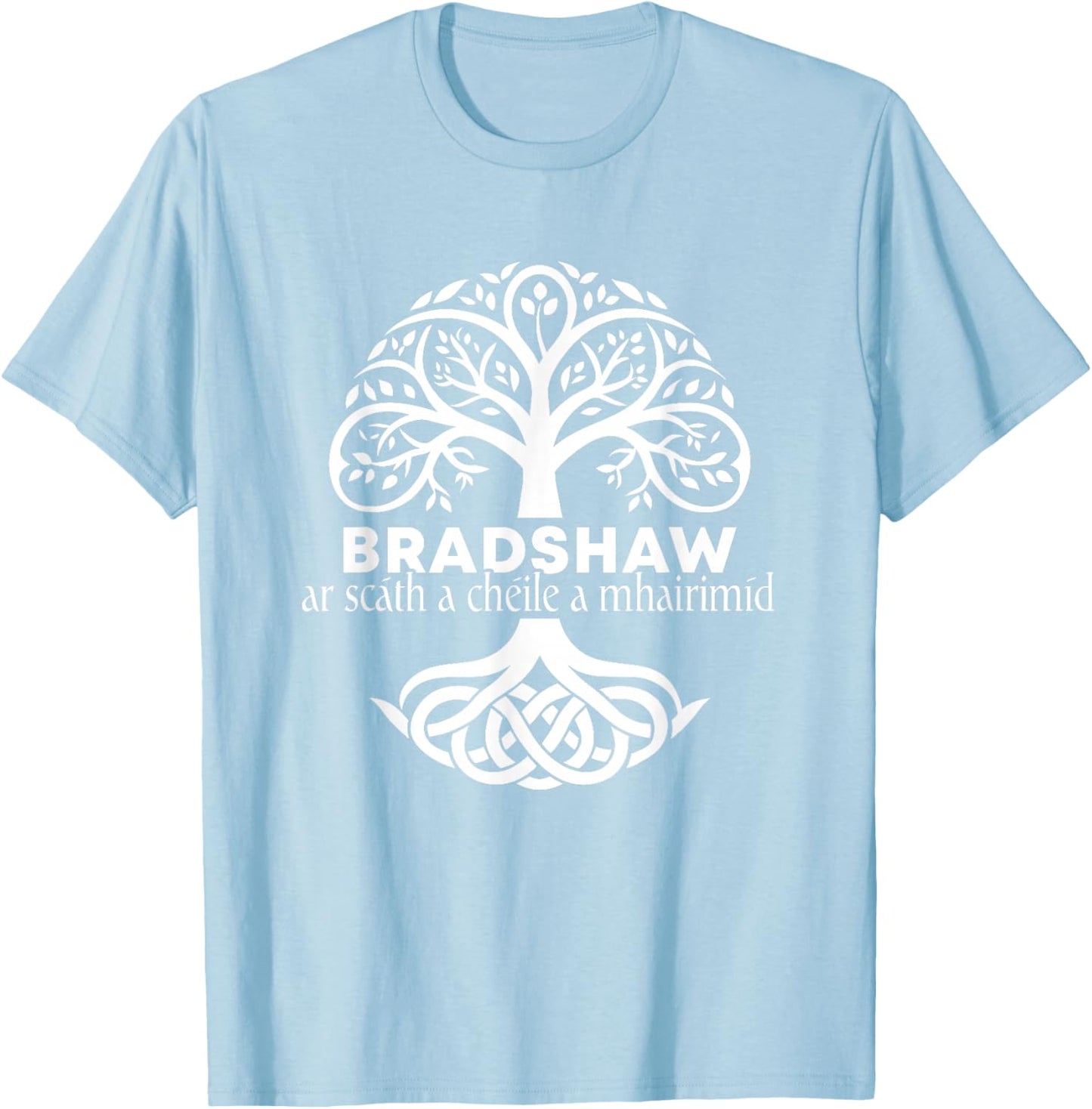 Bradshaw Irish Family Name Celtic Irish Roots T-Shirt - T-Shirt | Light Blue