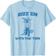 Rizz 'Em with The Tism Raccoon Autism Awareness Funny Meme T-Shirt - T-Shirt | Light Blue