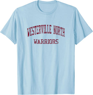 Westerville North High School HS Westerville OH Vintage SPOR T-Shirt - T-Shirt | Light Blue