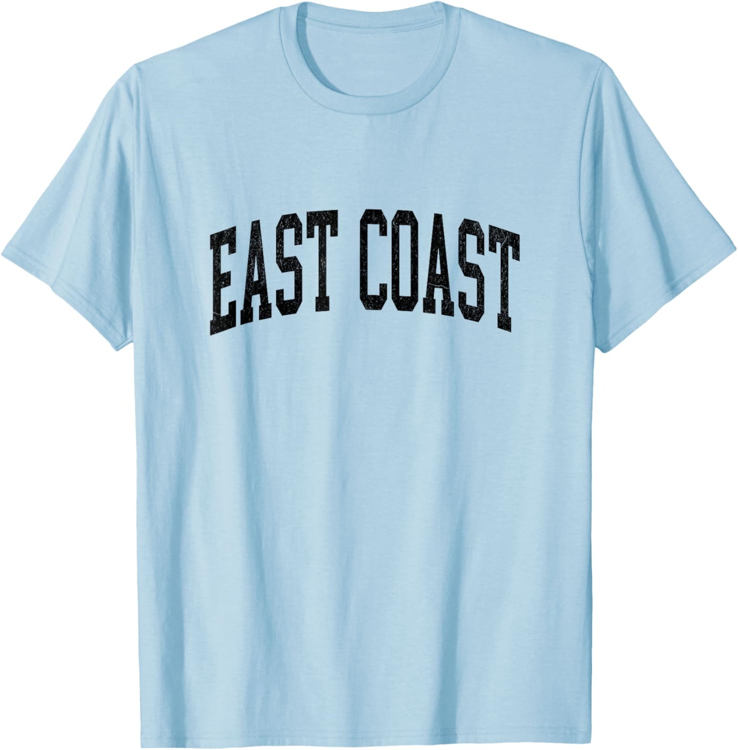 East Coast Vintage Style T-Shirt - T-Shirt | Light Blue